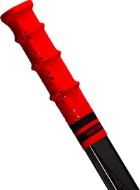 Ende des Hockeyschlägers RocketGrip Rubber Ultra Grip Red/Black Senior