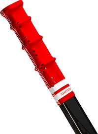 Ende des Hockeyschlägers RocketGrip Rubber Ultra Grip Red/White Junior