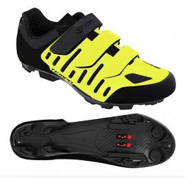 Fahrradschuhe Force  MTB Tempo yellow/black