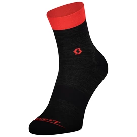 Fahrradsocken Scott Trail Quarter Dark Grey/Fiery Red