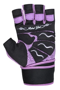 Fitness-Handschuhe Power System  Dámské Fitness Rukavice Rebell Girl Fialové XS