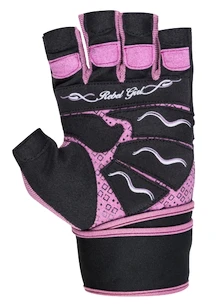 Fitness-Handschuhe Power System  Dámské Fitness Rukavice Rebell Girl Růžové XS