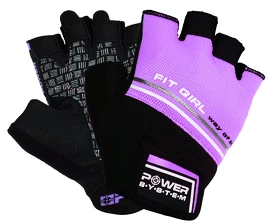 Fitness-Handschuhe Power System Fitness Rukavice Fit Girl Evo Fialové