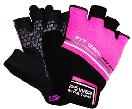 Fitness-Handschuhe Power System Fitness Rukavice Fit Girl Evo Růžové