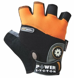 Fitness-Handschuhe Power System Fitness Rukavice Fit Girl Oranžové