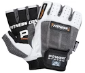 Fitness-Handschuhe Power System  Fitness Rukavice Fitness Bílošedé