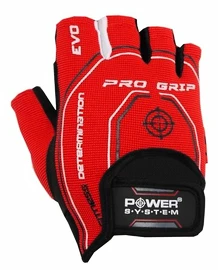 Fitness-Handschuhe Power System Fitness Rukavice Pro Grip Evo Červené