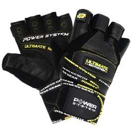 Fitness-Handschuhe Power System Ultimate Motivation Black/Yellow