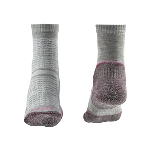 Frauensocken Bridgedale  Hike UL Performance Crew Original Aubergine  L