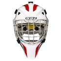 Goalie Maske CCM Axis F5 CCE White/Red Junior