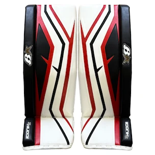 Goalie Schienen BRIAN'S Iconik X White/Black/Red Senior