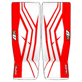 Goalie Schienen BRIAN'S Iconik X White/Red Senior