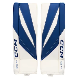 Goalie Schienen CCM Axis F5 Royal/White Junior