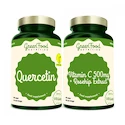 GreenFood  Duopack Quercetin 90 caps + Vitamin C 500 mg 60 caps