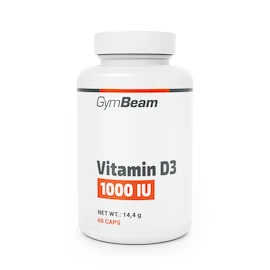 GymBeam Vitamin D3 1000 IU 60 caps