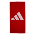 Handtuch adidas  3Bar Towel Small Scarlet