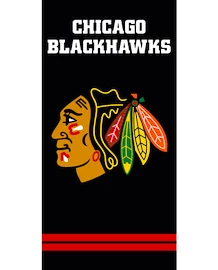 Handtuch Official Merchandise NHL Chicago Blackhawks Black