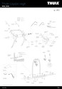 Heckfahrradträger für die fünfte Tür Thule  ClipOn High 9106