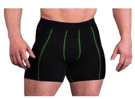 Herren Boxer Shorts MadMax Kompresní trenky MSW905 černozelené