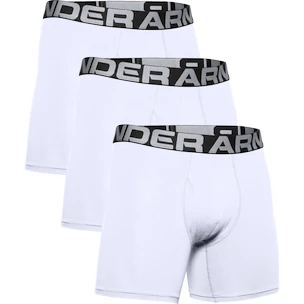 Herren Boxer Shorts Under Armour  Charged Cotton 6" 3 Pack white Dynamic  XS