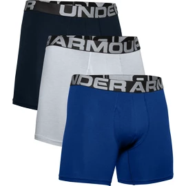 Herren Boxer Shorts Under Armour Charged Cotton 6in 3 Pack-BLU