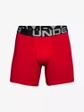 Herren Boxer Shorts Under Armour  Charged Cotton 6in 3 Pack-RED