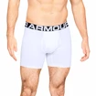 Herren Boxer Shorts Under Armour  Charged Cotton 6in 3 Pack-WHT