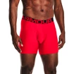 Herren Boxer Shorts Under Armour  Tech 6in 2 Pack-RED