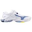 Herren Hallenschuhe Mizuno  Wave Lightning Z8 White/Bellwether Blue