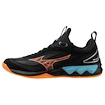 Herren Hallenschuhe Mizuno  Wave LUMINOUS 3 Black/Neon Flame