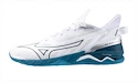 Herren Hallenschuhe Mizuno  WAVE MIRAGE 5 White/Sailor Blue/Silver  EUR 44,5