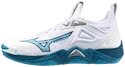 Herren Hallenschuhe Mizuno  WAVE MOMENTUM 3 White/Sailor Blue/Silver  EUR 46