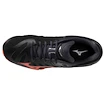 Herren Hallenschuhe Mizuno  Wave VOLTAGE 2 Black/Neon Flame