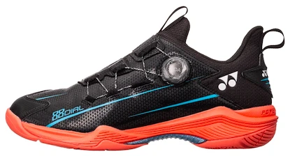 Herren Hallenschuhe Yonex  Power Cushion 88 Dial 2 Black/Red  EUR 39,5