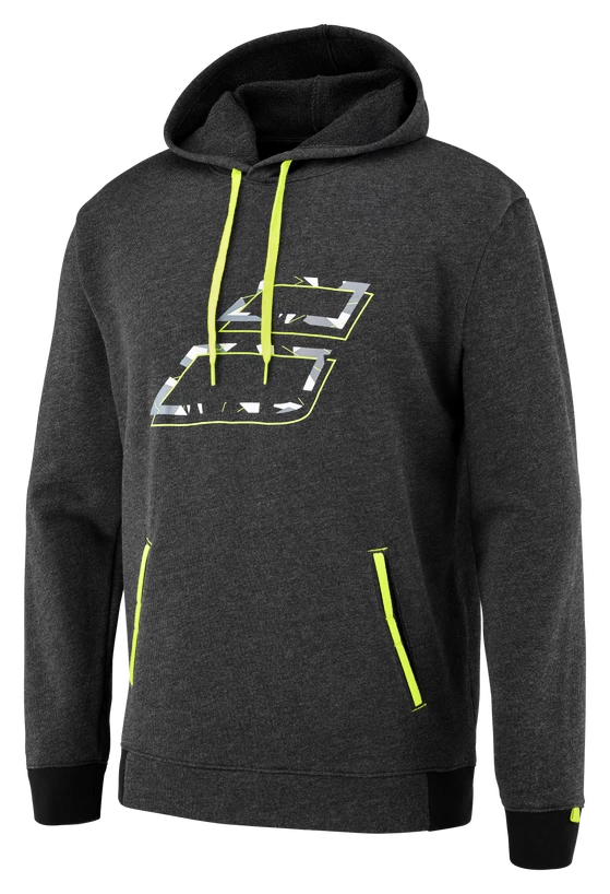 Herren Hoodie Babolat Aero Hood Sweat Black Heather Sportega