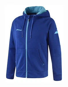 Herren Hoodie Babolat  Exercise Hood Jacket Men Sodalite Blue M