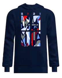 Herren Hoodie BIDI BADU New York 2024 Logo Chill Hoody Dark Blue/Red