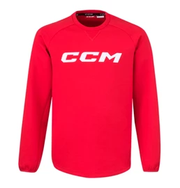 Herren Hoodie CCM LOCKER ROOM Sweather Red