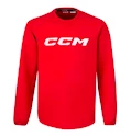 Herren Hoodie CCM  LOCKER ROOM Sweather Red S