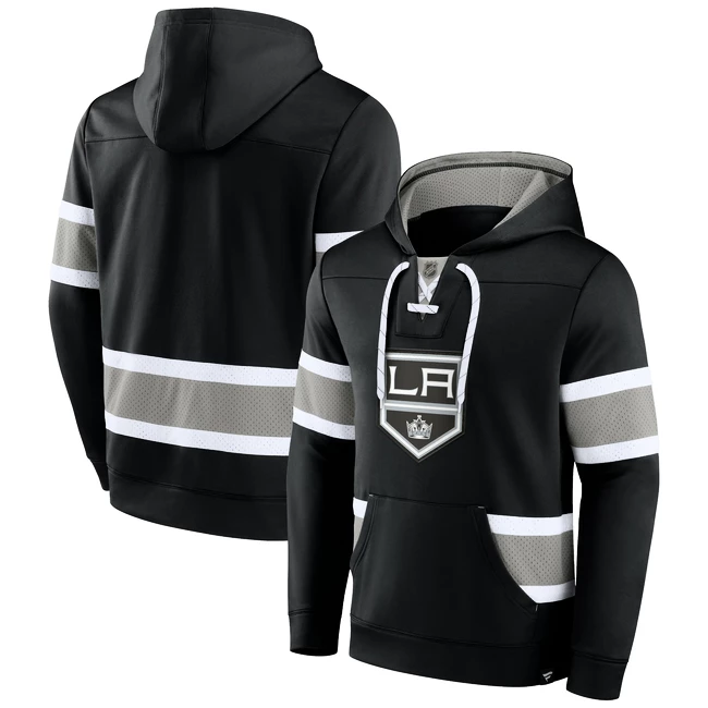 Herren Hoodie Fanatics Mens Iconic NHL Exclusive Pullover Hoodie Los Angeles Kings Sportega