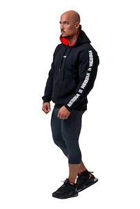 Herren Hoodie Nebbia  Unlock the Champion hoodie 194 black XXL