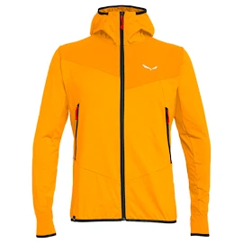 Herren Hoodie Salewa Agner Hybrid PL/DST M FZ Hdy Turmeric Melange/0910