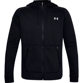 Herren Hoodie Under Armour Charged Cotton Fleece FZ Hoodie black