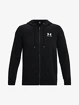 Herren Hoodie Under Armour  Essential Fleece FZ Hood-BLK