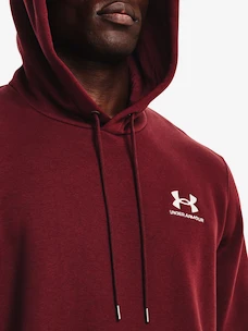 Herren Hoodie Under Armour  Essential Fleece Hoodie-RED