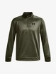 Herren Hoodie Under Armour  Fleece 1/4 Zip-GRN