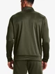 Herren Hoodie Under Armour  Fleece 1/4 Zip-GRN