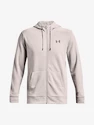 Herren Hoodie Under Armour  Fleece FZ Hoodie-GRY