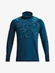 Herren Hoodie Under Armour  OUTRUN THE COLD FUNNEL-BLU