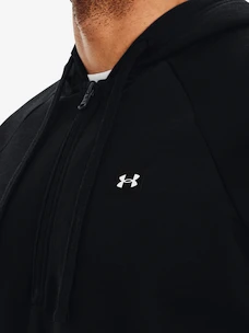 Herren Hoodie Under Armour  Rival Fleece 1/2 Zip HD-BLK M